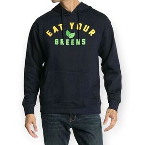NWT! Anderson Brothers - Eat Your Greens Pullover Hoodie Navy Large